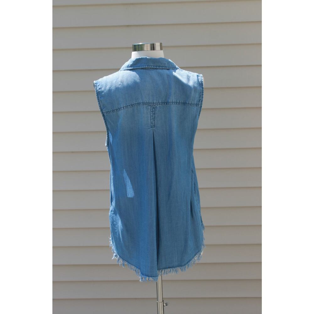 Beach Lunch Lounge Women's Tank Top Button Down Lyocell Size M (tag missing) - Picture 6 of 10